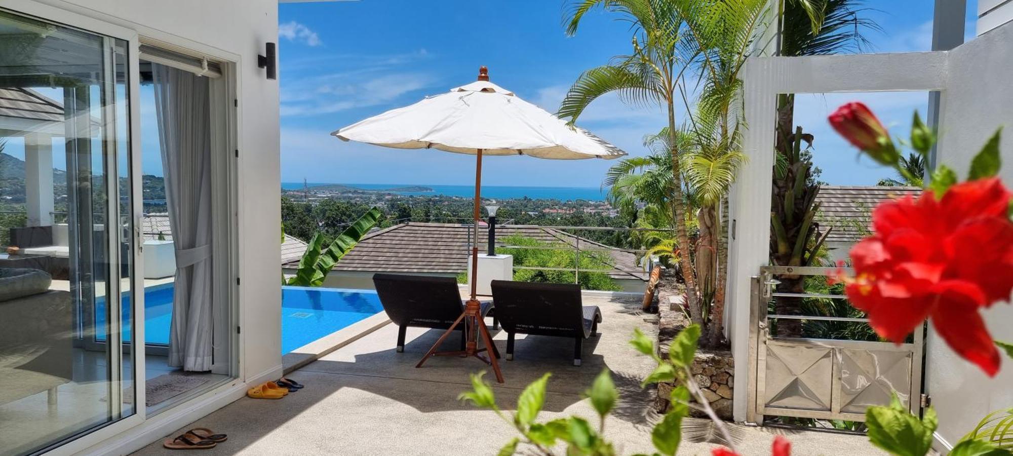 Villa Paradise, Pool And Sea View Chaweng Beach Buitenkant foto